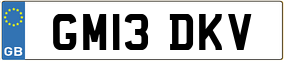 Truck License Plate